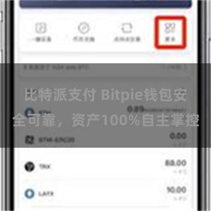 比特派支付 Bitpie钱包安全可靠，资产100%自主掌控