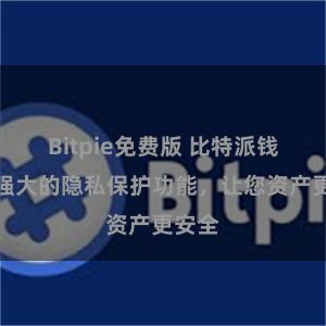 Bitpie免费版 比特派钱包：强大的隐私保护功能，让您资产更安全