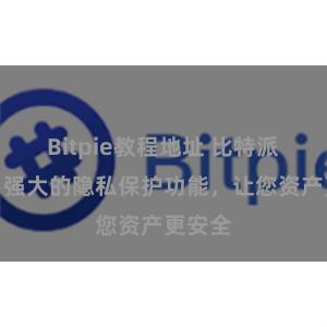 Bitpie教程地址 比特派钱包：强大的隐私保护功能，让您资产更安全