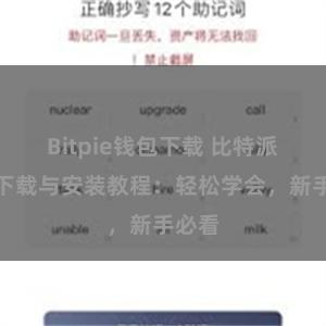 Bitpie钱包下载 比特派钱包下载与安装教程：轻松学会，新手必看