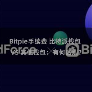 Bitpie手续费 比特派钱包 VS 其他钱包：有何区别？