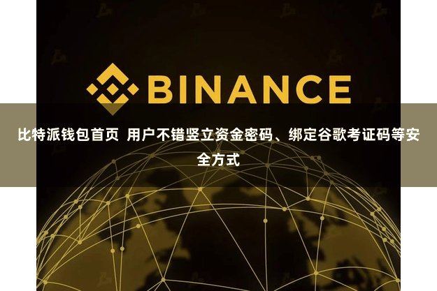 比特派钱包首页  用户不错竖立资金密码、绑定谷歌考证码等安全方式