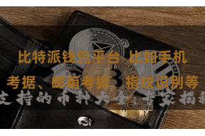 比特派钱包平台  比如手机考据、邮箱考据、指纹识别等