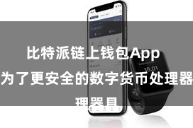比特派链上钱包App  成为了更安全的数字货币处理器具